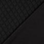 Preview: Vintage Jacquard Jersey mit Steppung, uni, schwarz